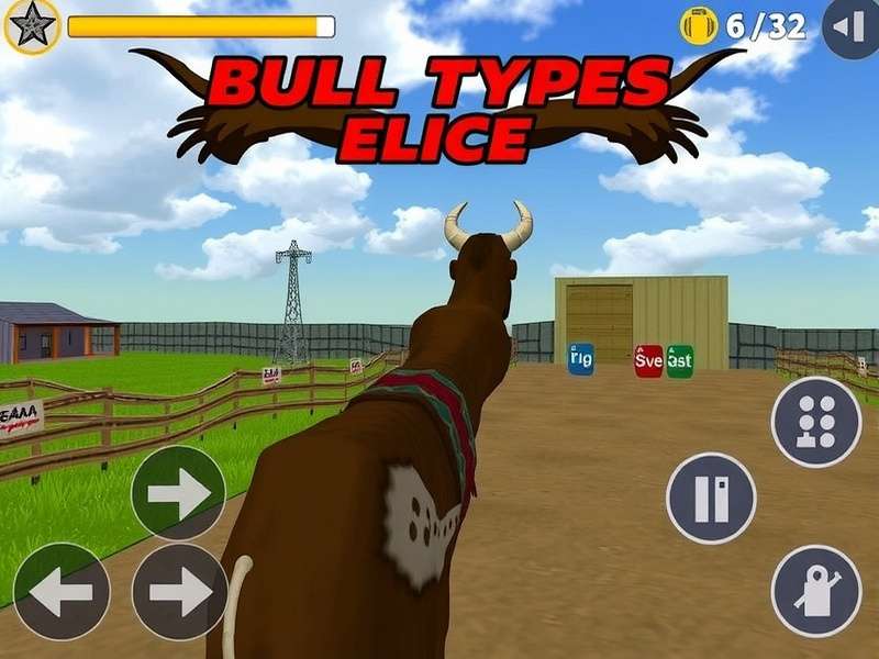 Bull Rider Elite Game Screenshot
